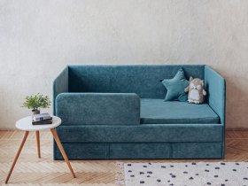 Диван-кровать Happy (бирюзовый) в Посевной - posevnaya.mebel-nsk.ru | фото