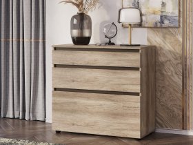 Комод КМ-01 Энигма (венге/дуб каньон) в Посевной - posevnaya.mebel-nsk.ru | фото