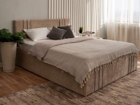 Кровать двуспальная 1,4м с подъем. мех. Леванте в Посевной - posevnaya.mebel-nsk.ru | фото
