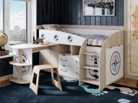 Кровать комбинированная «Немо» в Посевной - posevnaya.mebel-nsk.ru | фото