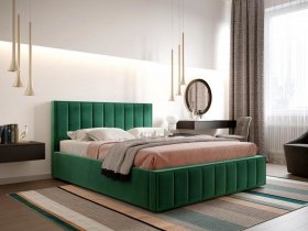 Кровать мягкая 1,4 Вена стандарт, вар.1 в Посевной - posevnaya.mebel-nsk.ru | фото