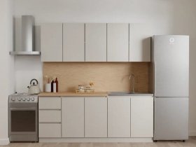 Кухонный гарнитур Мори 2,0 м (сатин) в Посевной - posevnaya.mebel-nsk.ru | фото