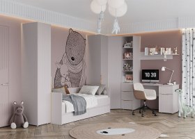 Модульная детская «Тефия» (тефия/софт сантьяго) в Посевной - posevnaya.mebel-nsk.ru | фото