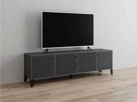 Тумба под ТВ Парус-10 (графит/гранит лофт) в Посевной - posevnaya.mebel-nsk.ru | фото
