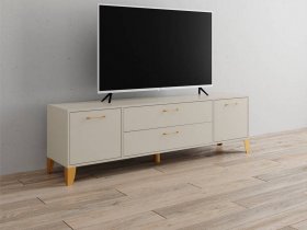 Тумба под ТВ Парус-13 (кашемир) в Посевной - posevnaya.mebel-nsk.ru | фото